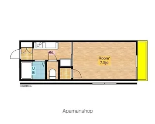 サンコーポ長原【102号室】の間取り
