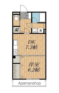 サンフィールド黒田【202号室】の間取り