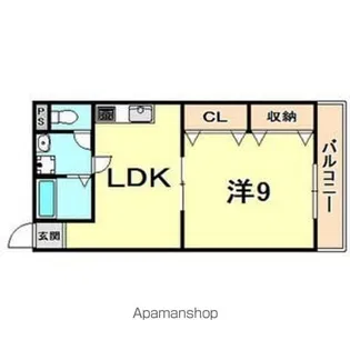 ヴィラMNー1【303号室】の間取り