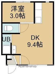 エスポワフチュールⅢ【205号室】の間取り