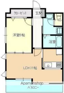 KAZUWIN塚原【301号室】の間取り