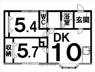 近藤ハイツ【1階】の間取り