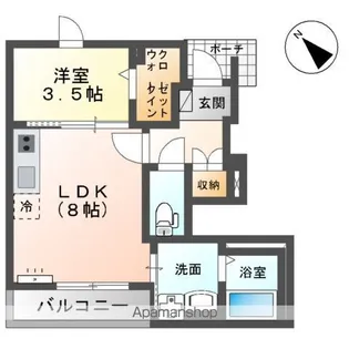 プラナベル【1階】の間取り