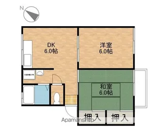 シティハイム多賀【204号室】の間取り