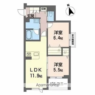 A CLOUD RESIDENCE【3階】の間取り