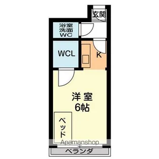 グランティ桑名【506号室】の間取り