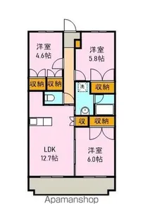 エスペランサ【2階】の間取り