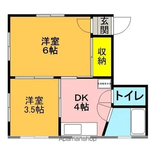 野口ビル【302号室】の間取り