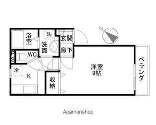 エスト アヴァン【102号室】の間取り