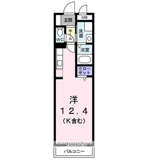 ライズ・イン ハウス【4階】の間取り