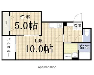 ライトハウス城北【2階】の間取り