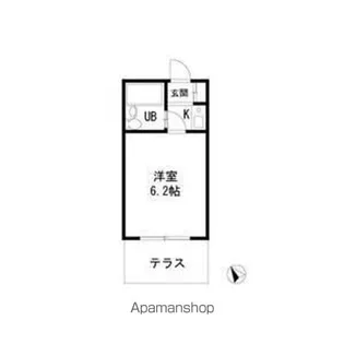 オッコーララ弘明寺【1階】の間取り