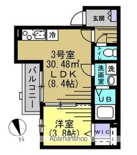SK八潮【1階】の間取り