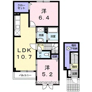 MJスクエア【2階】の間取り