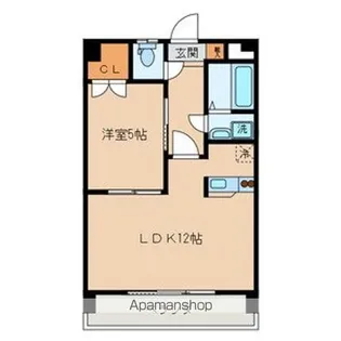 第5秋葉ビル【405号室号室】の間取り