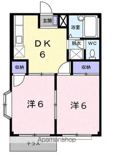 トキタハイツ【1階】の間取り