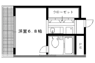第2百合マンション【5階】の間取り