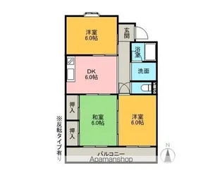 サンハイツ戸崎【2階】の間取り