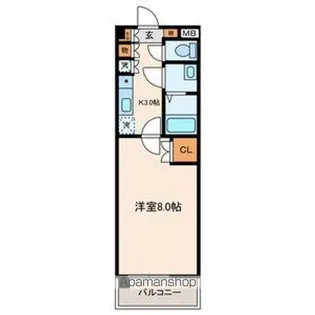 パルクサイド【3階】の間取り