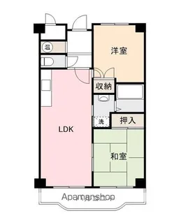 桜町ハイツ【2階】の間取り