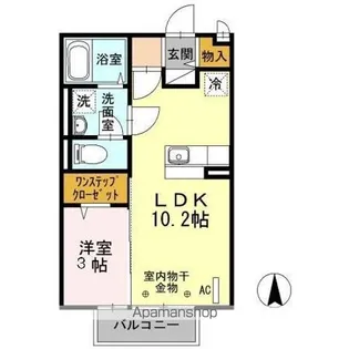 グランベリーK【2階】の間取り