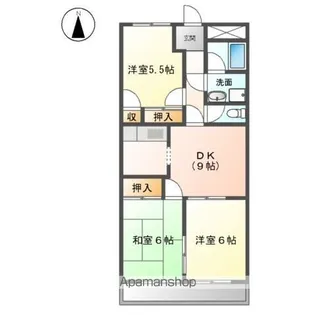 ENJYOⅡ【2階】の間取り