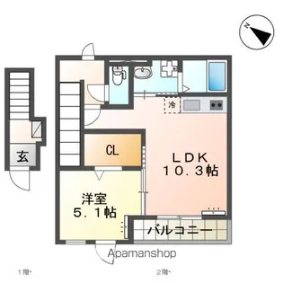 FK5【2階】の間取り