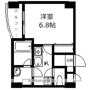 ラピス雨宮【3階】の間取り