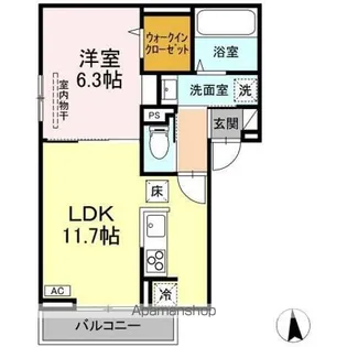 RESUA向中野 B棟【1階】の間取り