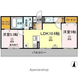 メゾンOTC【3階】の間取り