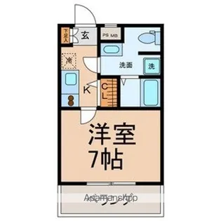 CREA児玉【102号室号室】の間取り