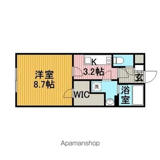 シャムロックI【3階】の間取り