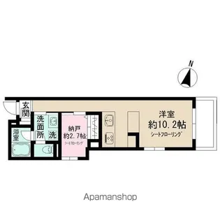 ADMIRAL HIMONYA【3階】の間取り