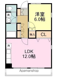 メゾンブランシュ1号館【4階】の間取り