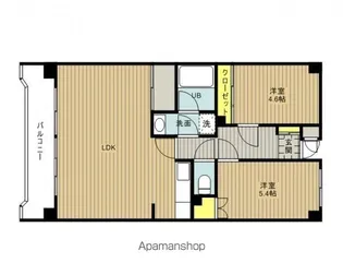 グランパレスT・S B棟【105号室号室】の間取り