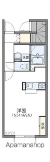 レオネクスト住吉【102号室】の間取り