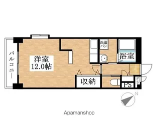 サンズコーポ市場木【5階】の間取り