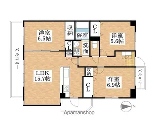 シンフォニー【2階】の間取り