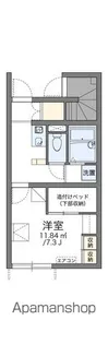 レオパレス賀庄2【111号室】の間取り