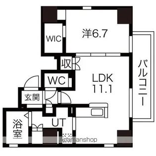 フローラル泉Ⅱ【10階】の間取り