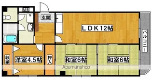 ラポール百舌鳥【205号室】の間取り