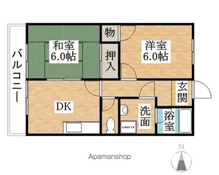 アーバン22【202号室】の間取り