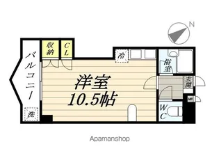 クリオコートイン89【1階】の間取り
