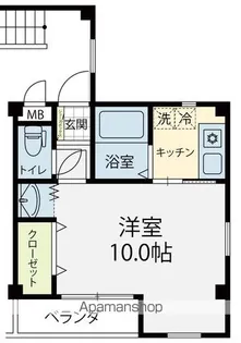フォールームス【301号室】の間取り
