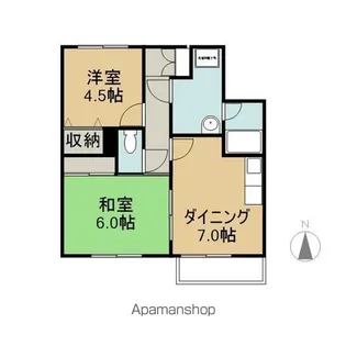 ライオンズマンション高田【9階】の間取り