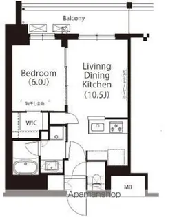 フレンシア高円寺北【2階】の間取り