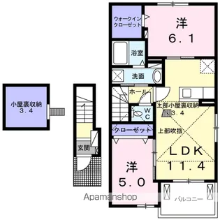 FIORE【2階】の間取り