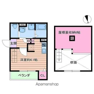 クレッセント柴又【2階】の間取り