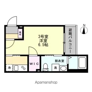 ベイルームグラン扇町EAST【1階】の間取り