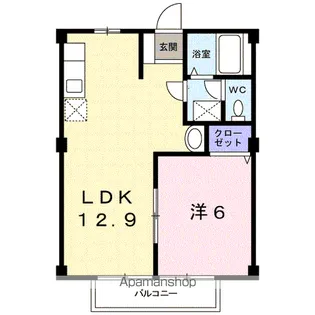 シティセブンⅡ【1階】の間取り